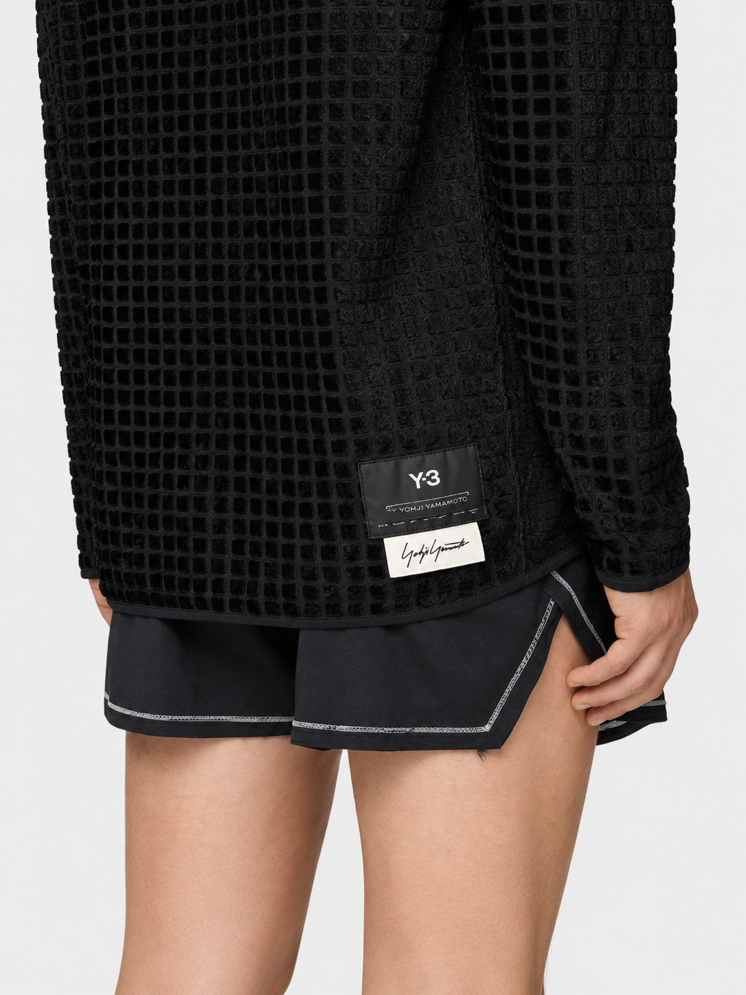 Reversible Running Long Sleeve T-Shirt Black- Hombre Amsterdam