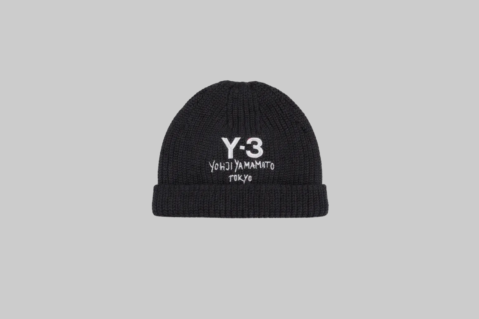 Y-3 CHUNCKY KNIT BEANIE BLACK-HOMBRE AMSTERDAM