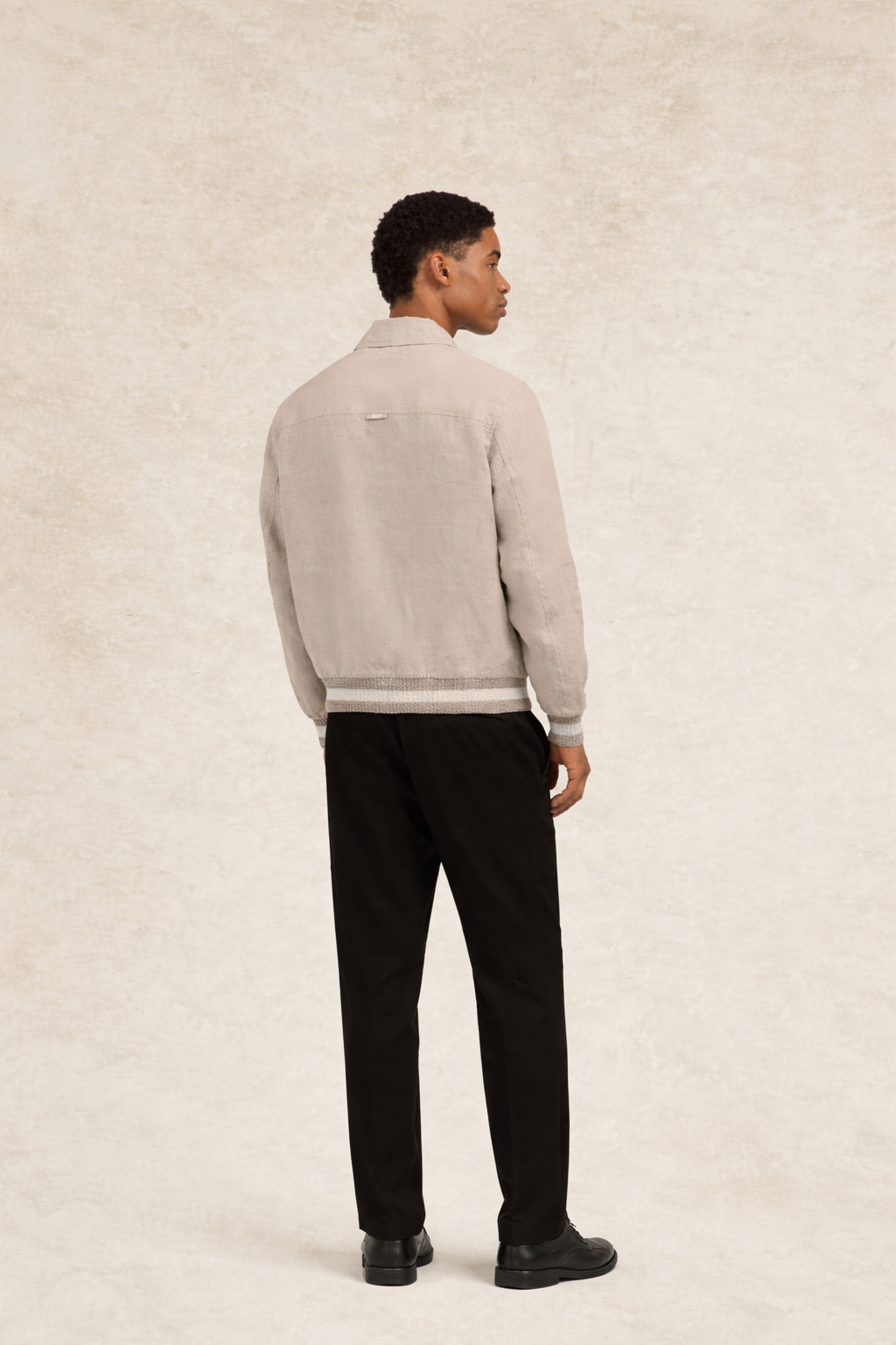 Benito Linen Jacket Oat- Hombre Amsterdam