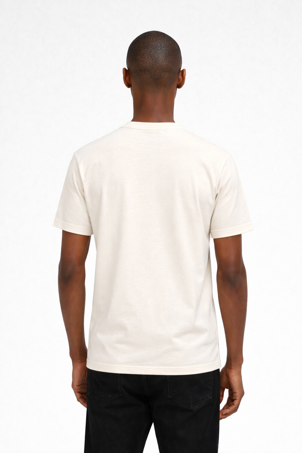 Interlock Supima T-Shirt Cream- Hombre Amsterdam