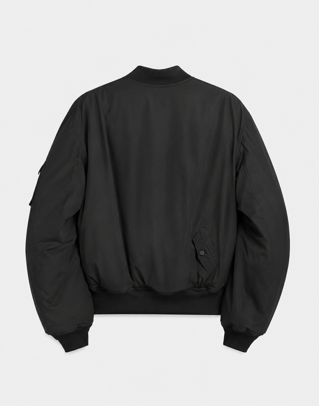 Nylon Bomber Jacket Black- Hombre Amsterdam