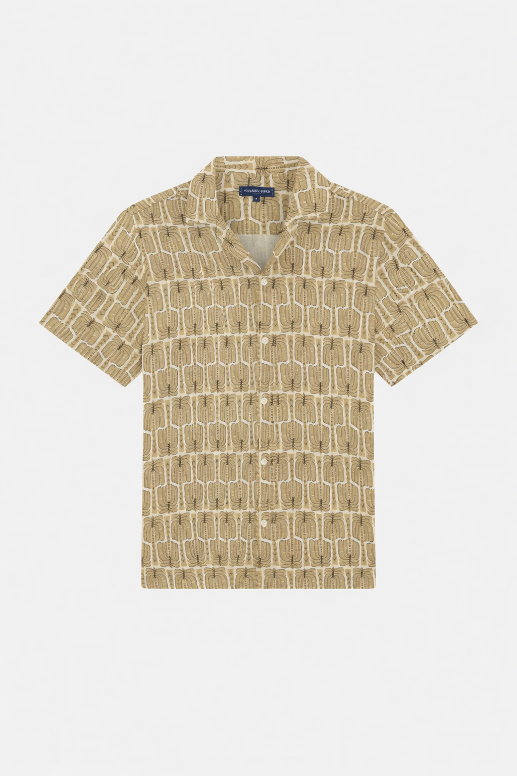 Roberto Linen Shirt Dried Moss- Hombre Amsterdam