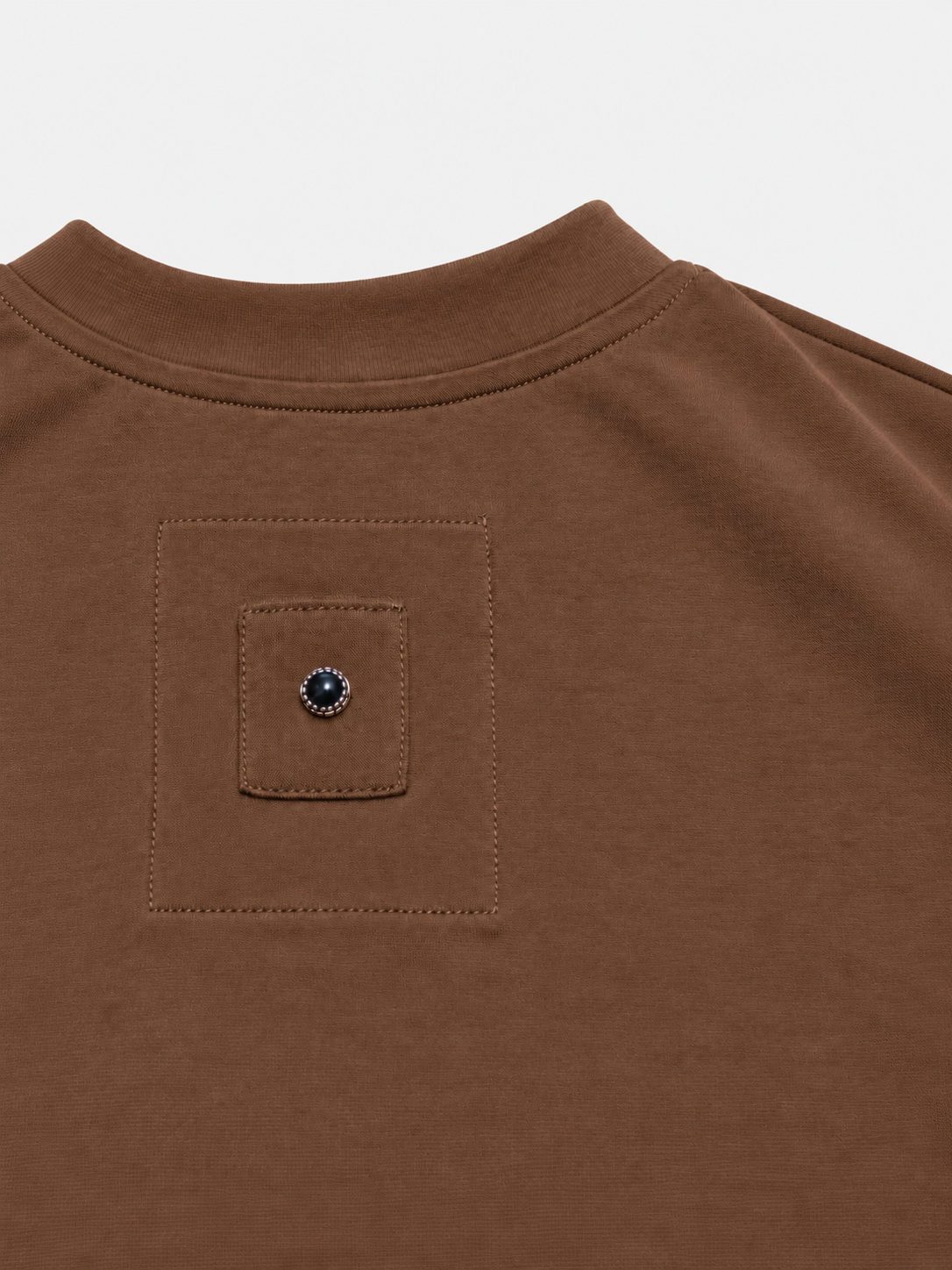 Boxy Fit T-Shirt Short Sleeves Brown- Hombre Amsterdam