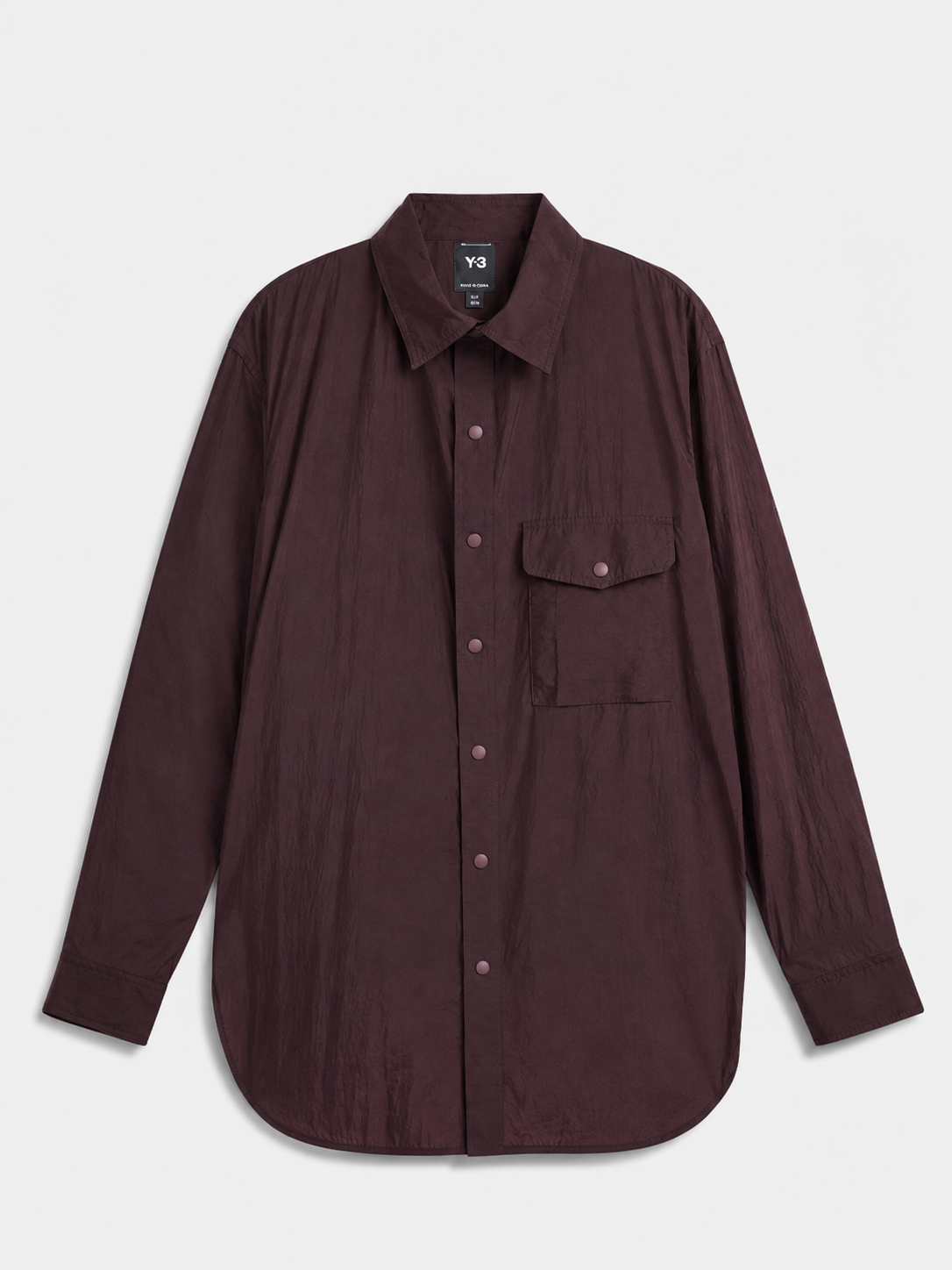 Gradient 3-Stripes Nylon Overshirt Night Red- Hombre Amsterdam
