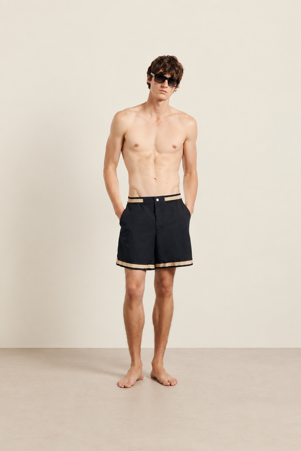 Longer Baller Swimshort Black- Hombre Amsterdam