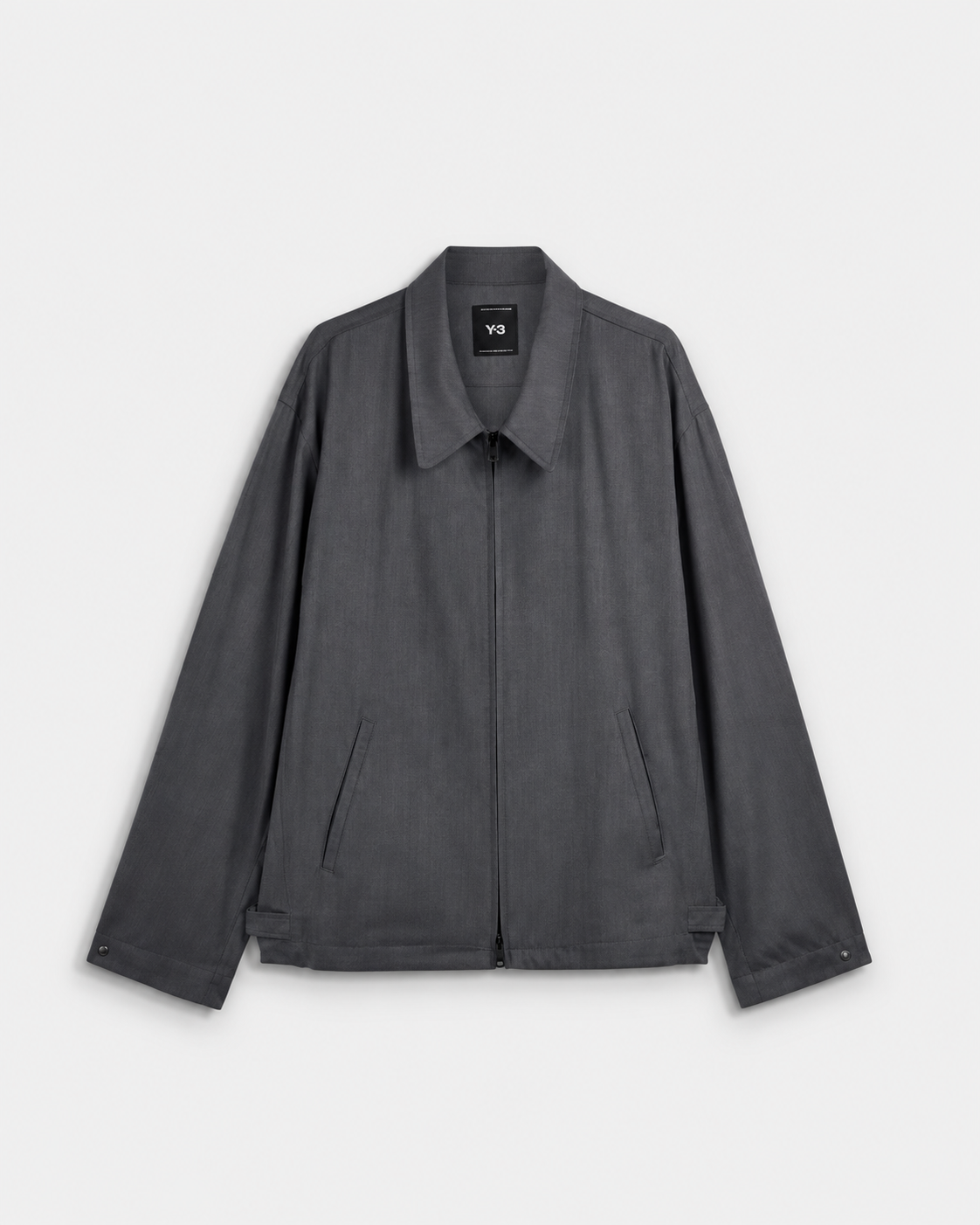 Wool Tailored Blouson Jacket Grey Fve- Hombre Amsterdam