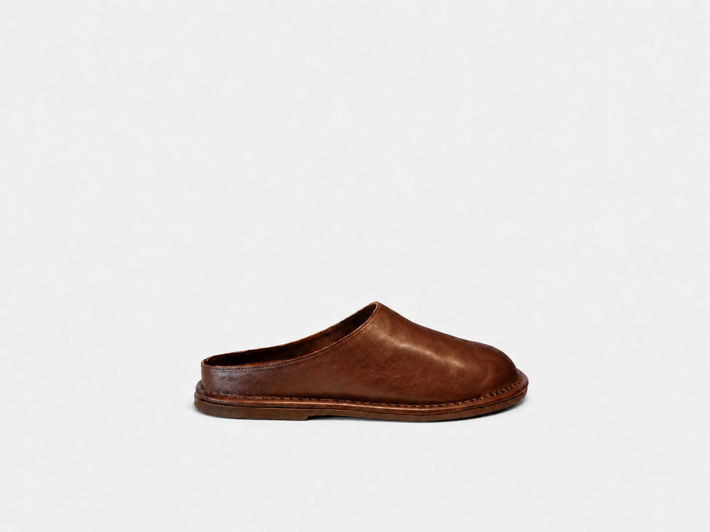 Calf Leather Sandals Dark Brown- Hombre Amsterdam