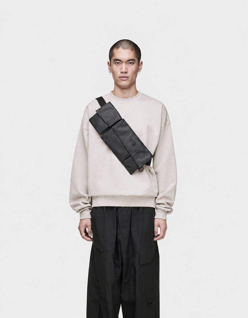 Multi Pocket Sling Black- Hombre Amsterdam