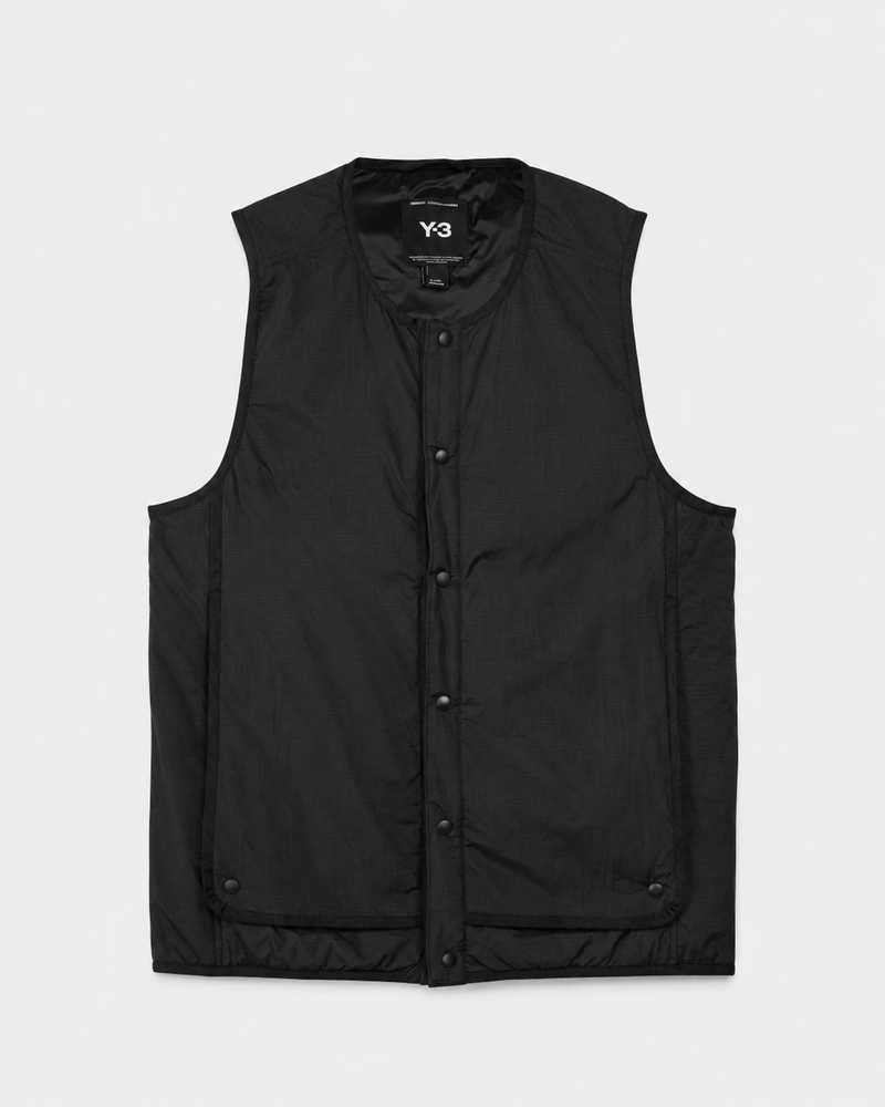 M Liner Nylon Padded Vest Black- Hombre Amsterdam
