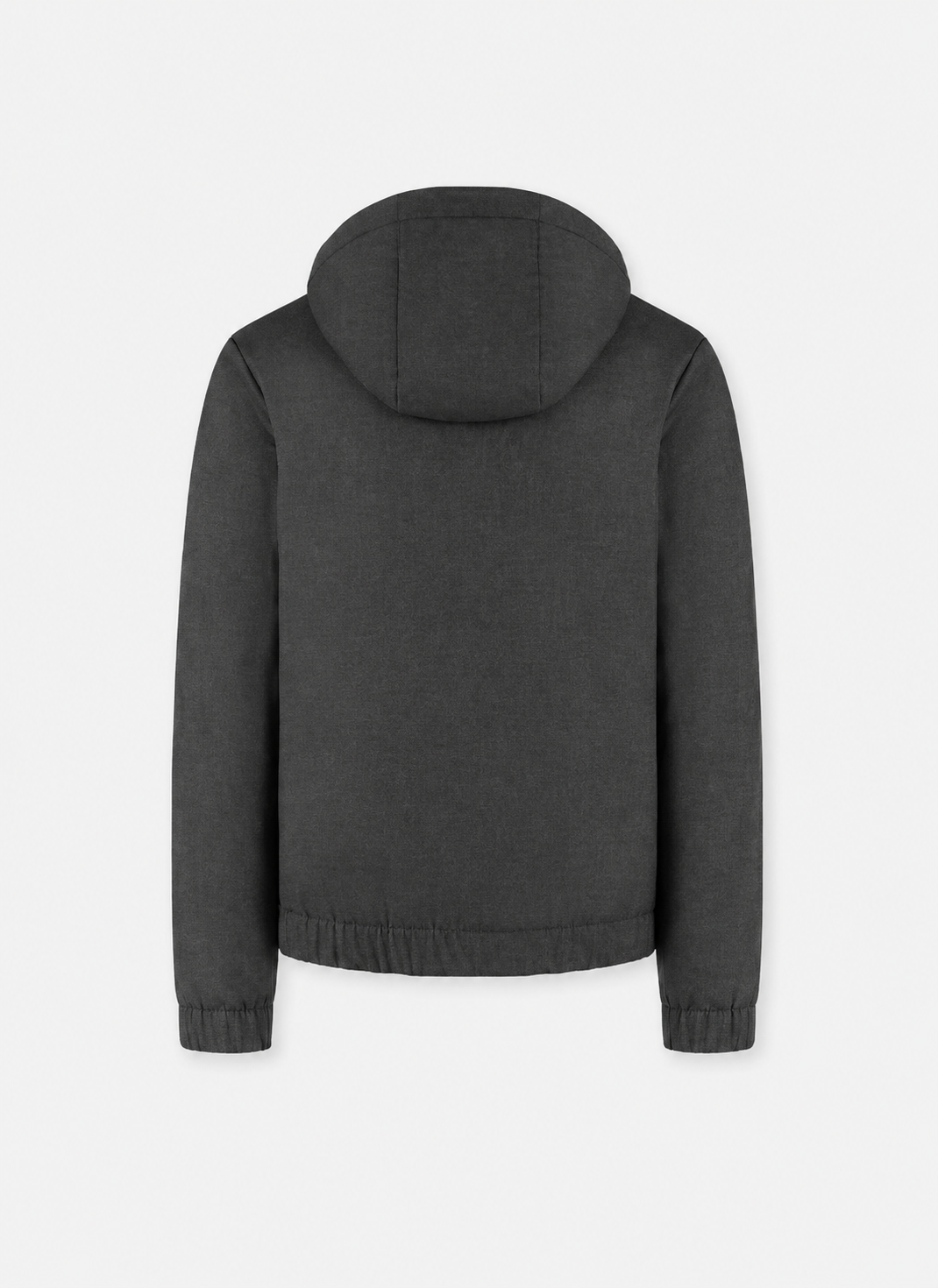 Rodan Soft Wool Hooded Commuter Jacket Anthracite- Hombre Amsterdam