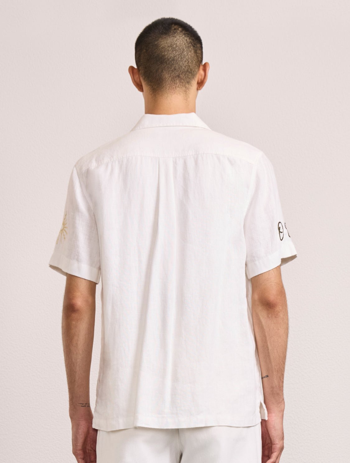 FRESCOBOL ALVES EMBROIDERED LINEN SHIRT - Hombre Amsterdam