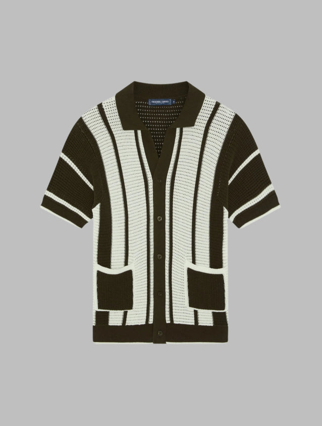 FRESCOBOL FABRICIO CROCHET STRIPE CARDIGAN - Hombre Amsterdam