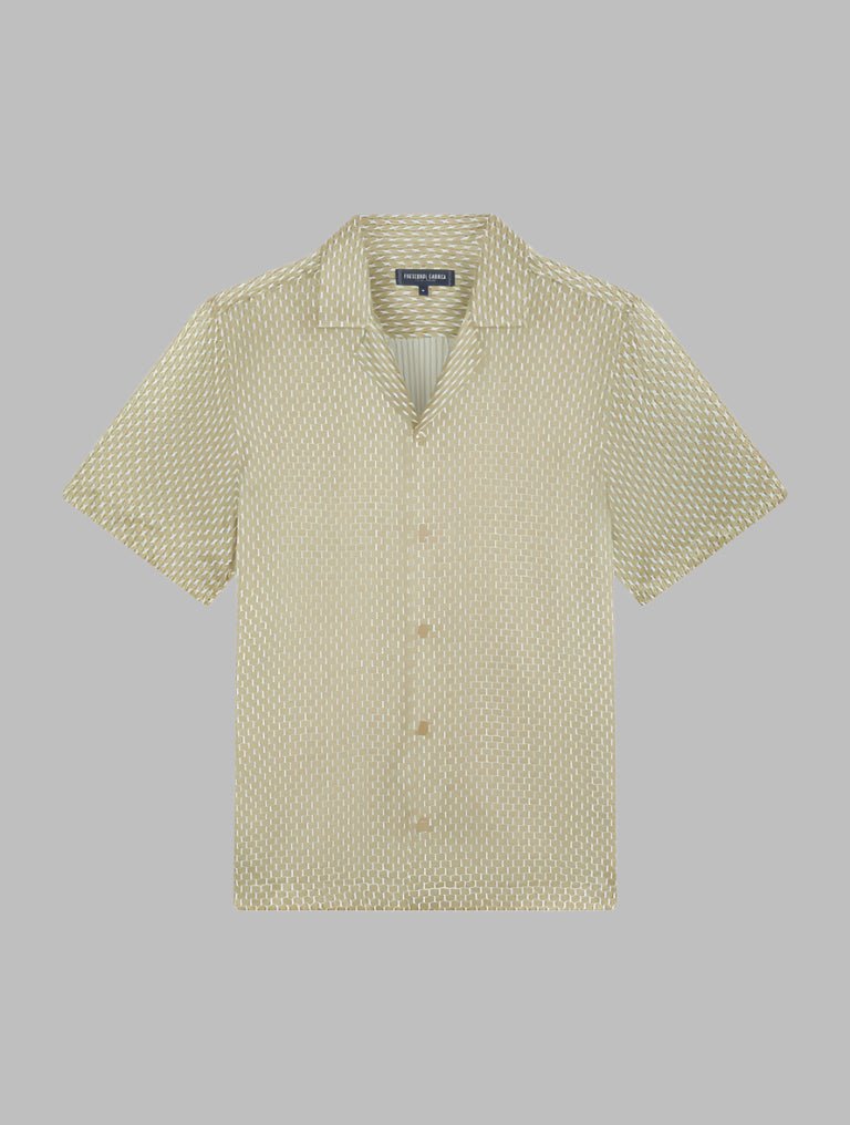 FRESCOBOL ROBERTO SILK COPA MICRO PRINT SHIRT - Hombre Amsterdam