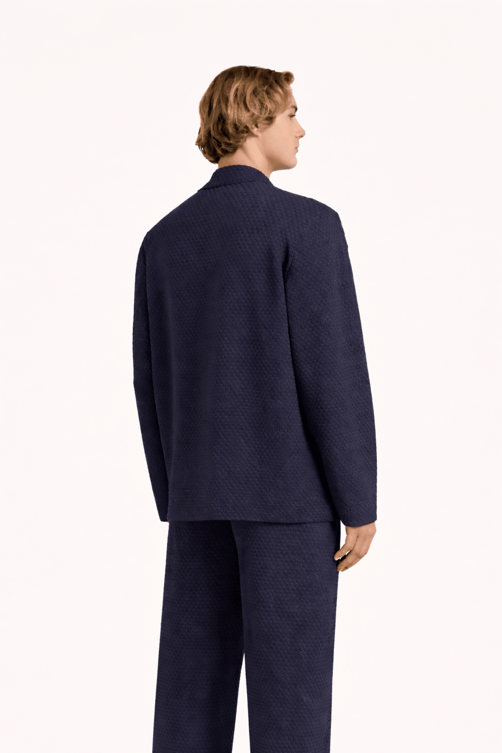 Garcia Knitted Blazer Navy- Hombre Amsterdam