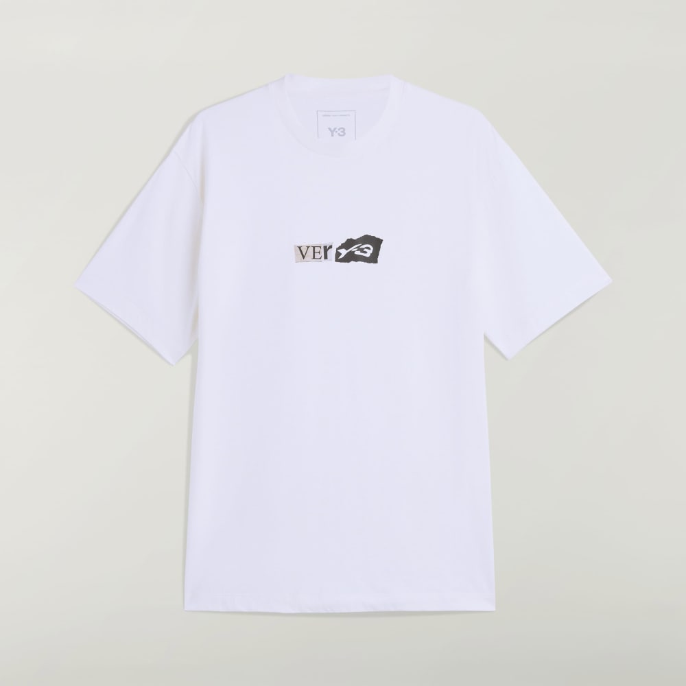 Gfx Short Sleeve Tee Chalk White - Hombre Amsterdam