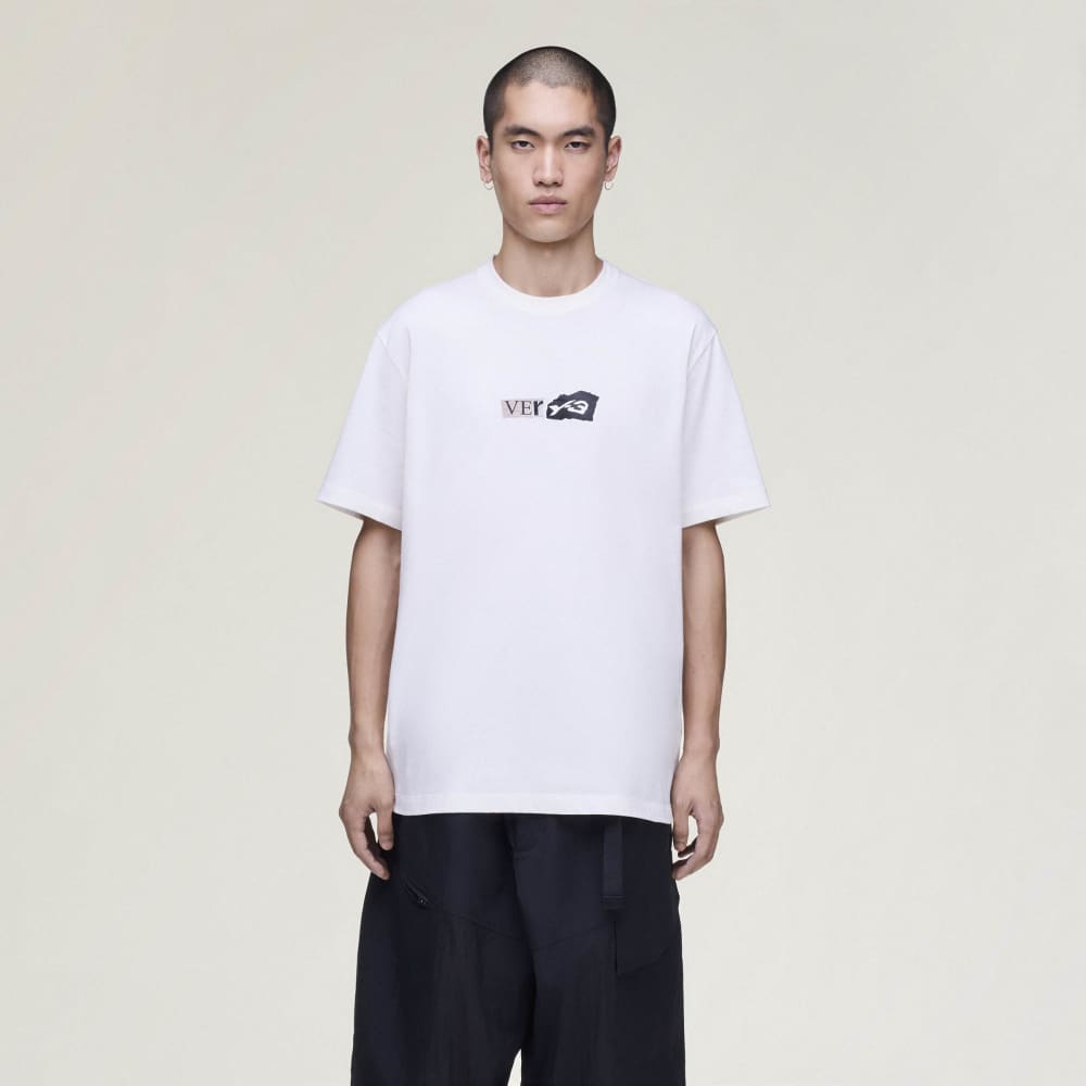 Gfx Short Sleeve Tee Chalk White - Hombre Amsterdam