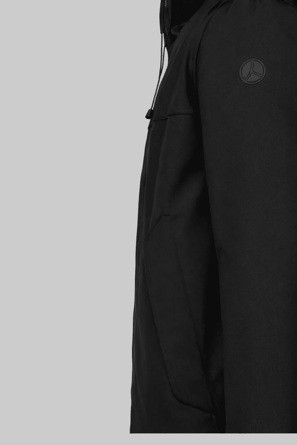 PEOPLE OF SHIBUYA PRIMALOFT BLACK JACKET WITH HOOD AND ZIP CLOSURE-hombre amsterdam