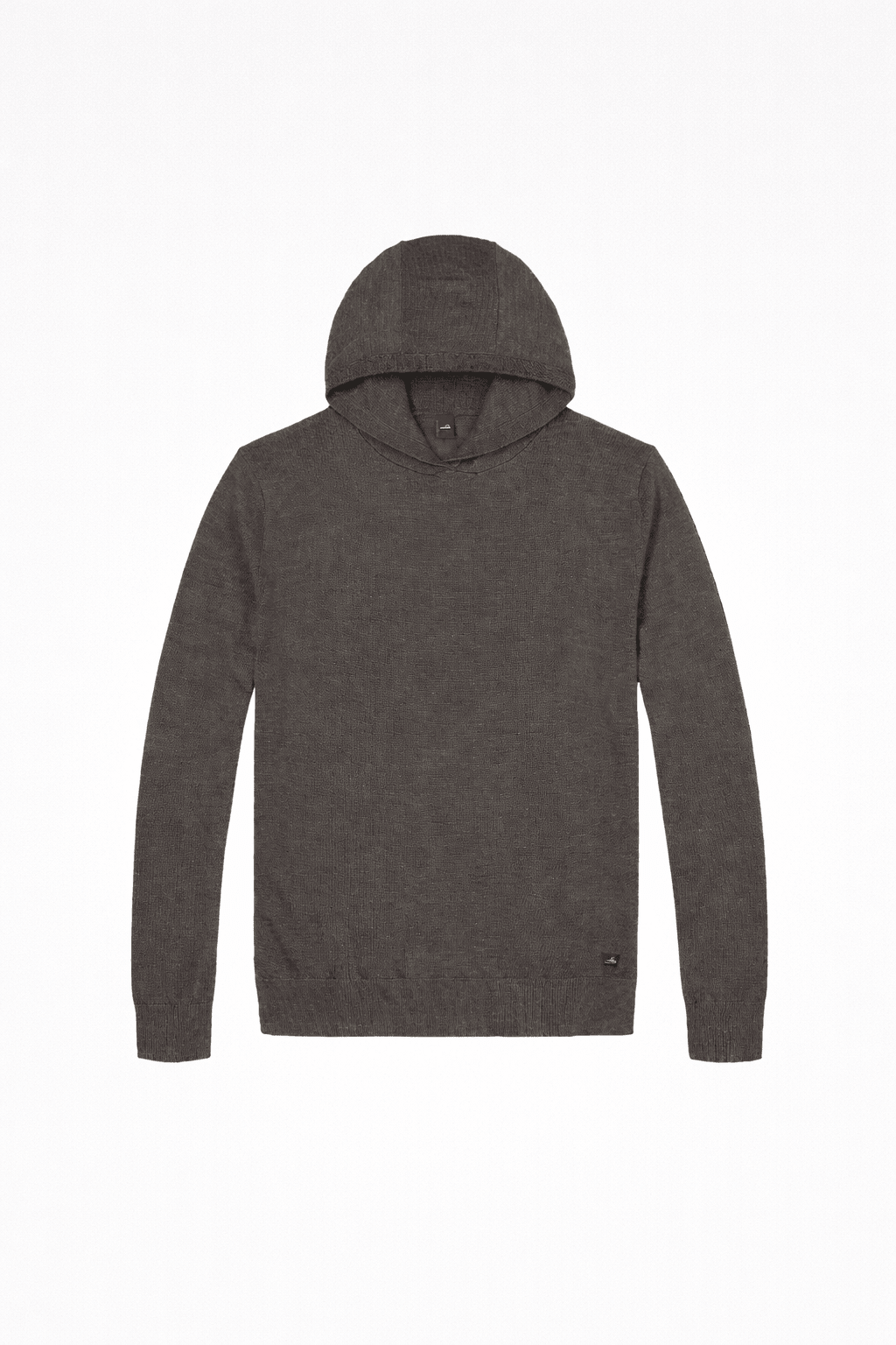 Howell Knitted Hooded Pullover Dark Brown - Hombre Amsterdam