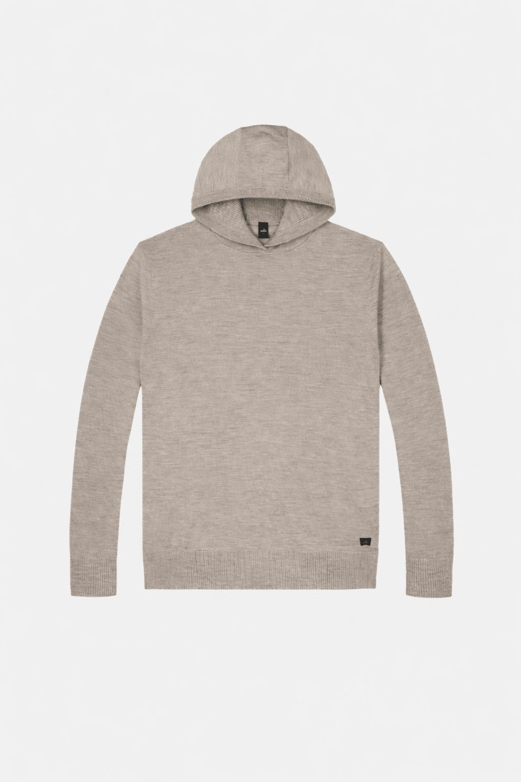Howell Knitted Hooded Pullover Light Taupe - Hombre Amsterdam