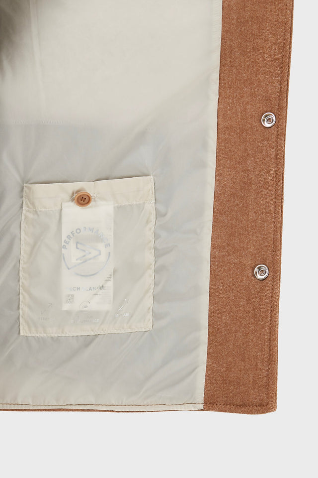 HUGO BOSS PADDED SHIRT CAMEL - Hombre Amsterdam
