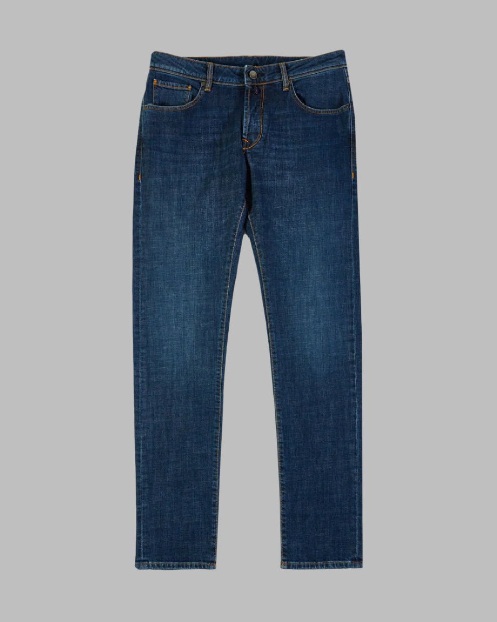 INCOTEX TAPERED FIT STRETCH DENIM TROUSER - Hombre Amsterdam