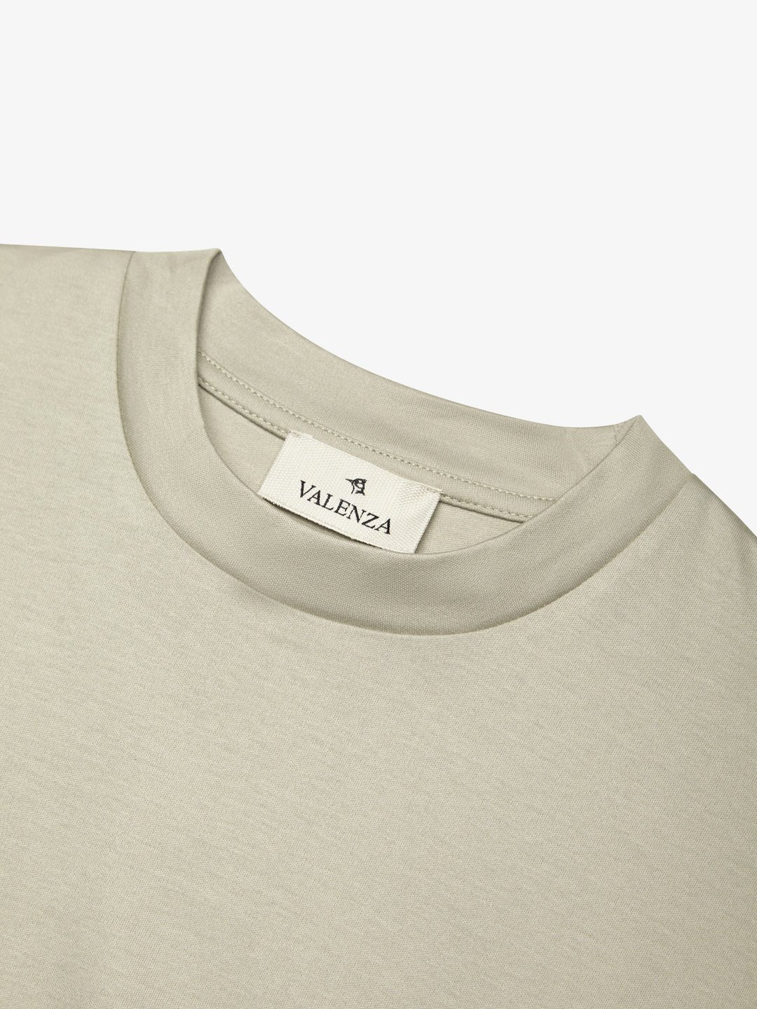 Interlock Supima Cotton T-Shirt Stone- Hombre Amsterdam