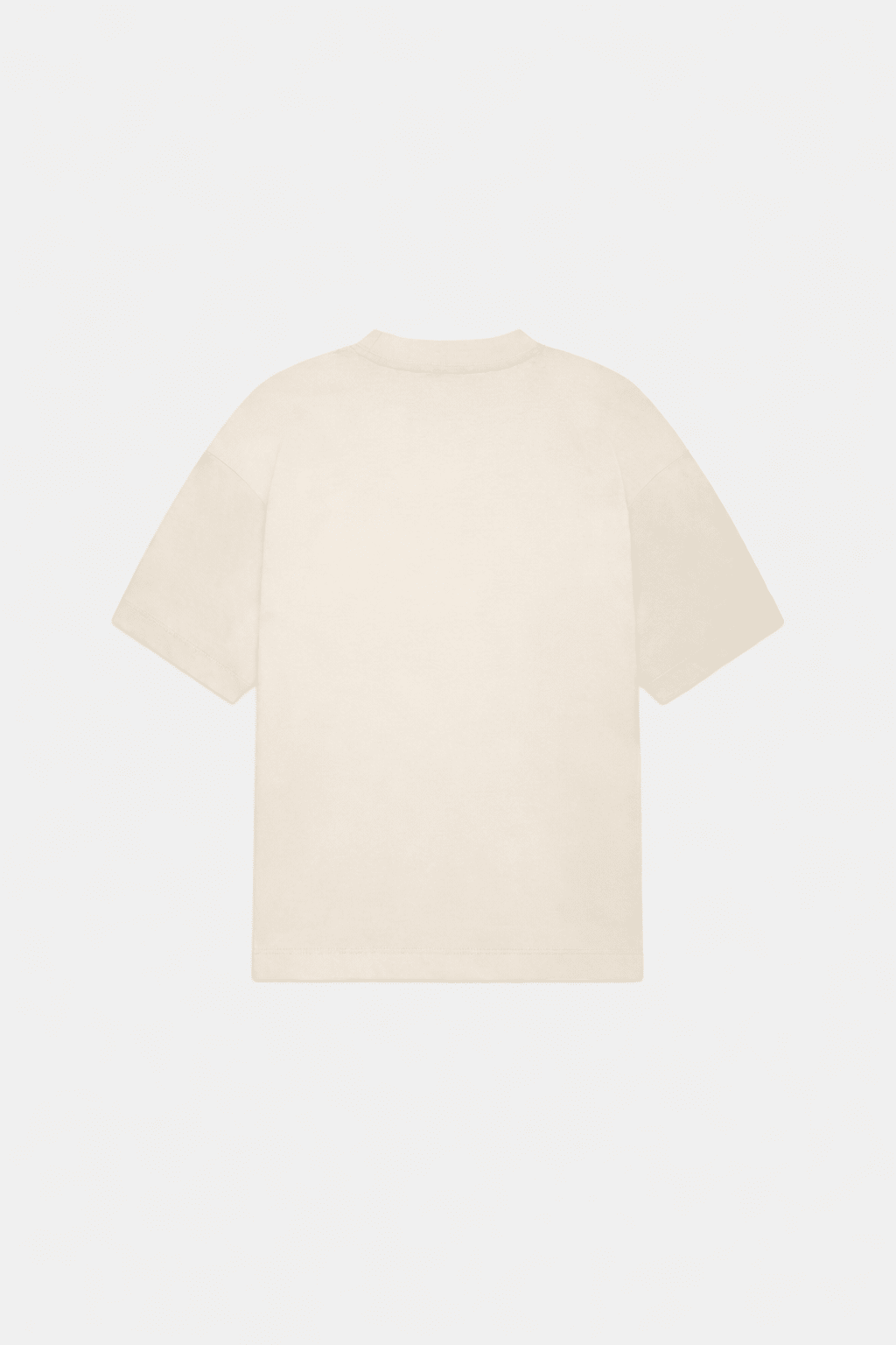 Interlock Supima T-Shirt Cream Oversized - Hombre Amsterdam