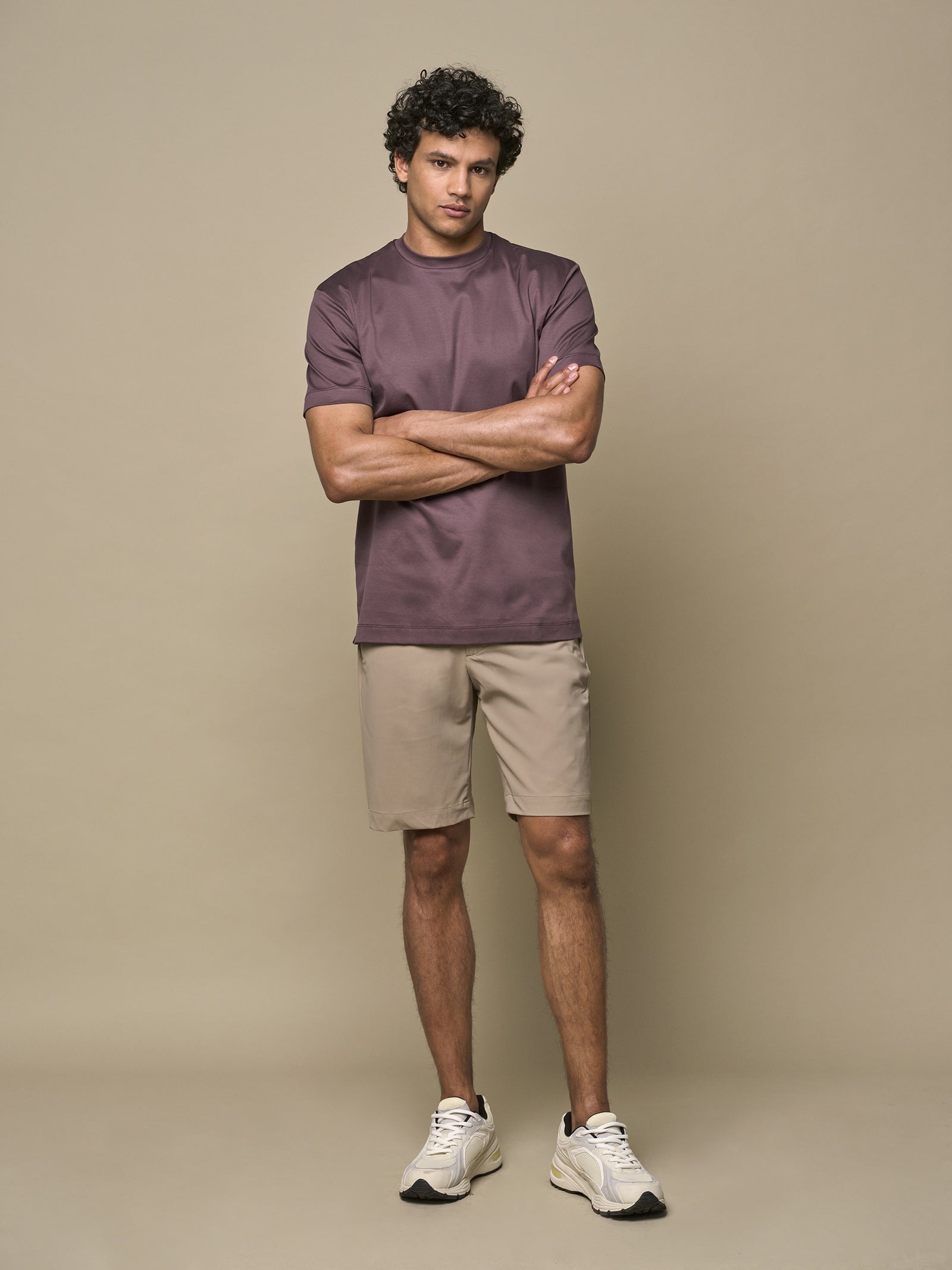 Interlock Supima T-Shirt Dark Sienna - Hombre Amsterdam