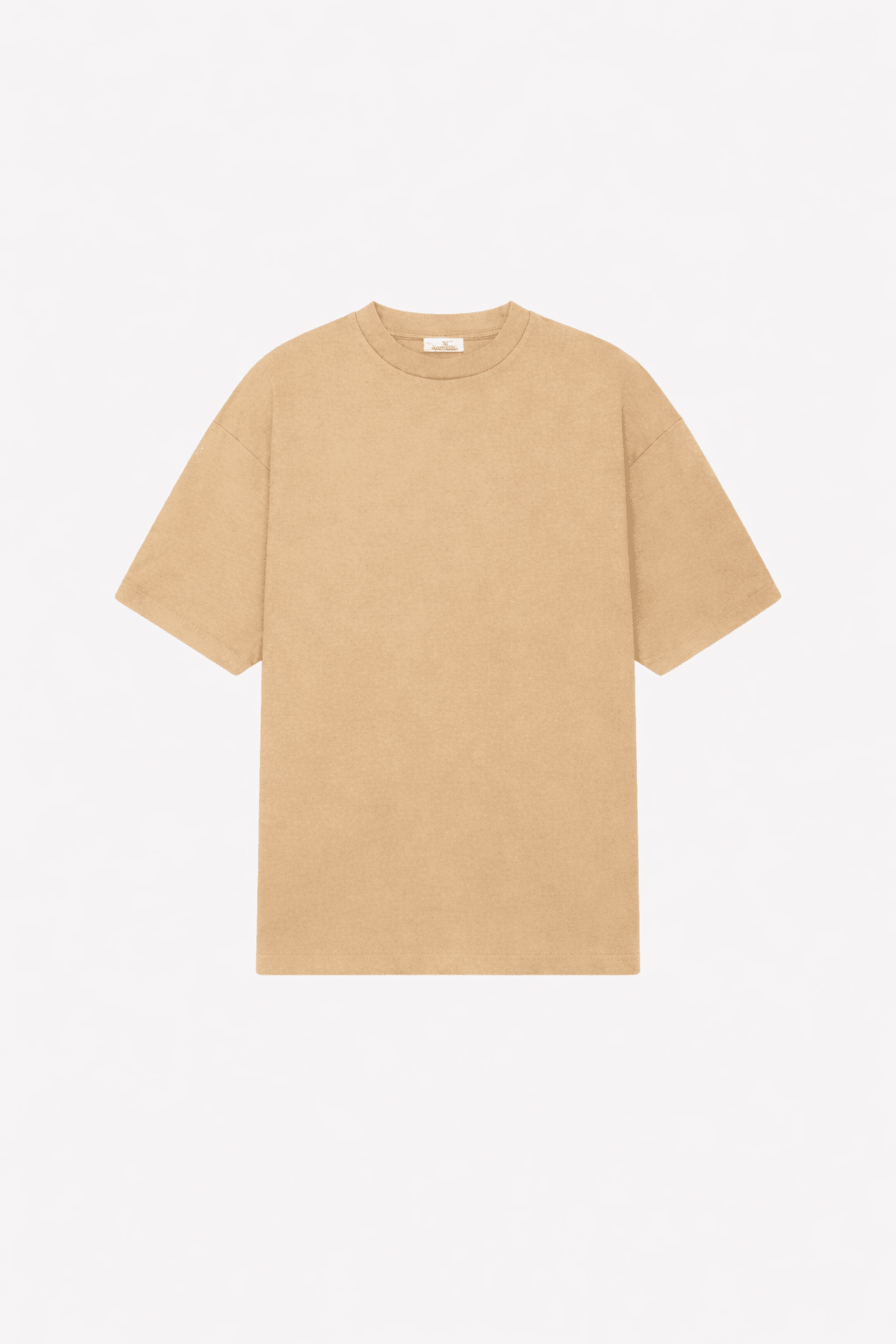 Interlock Supima T-Shirt Hazelnut Oversized - Hombre Amsterdam