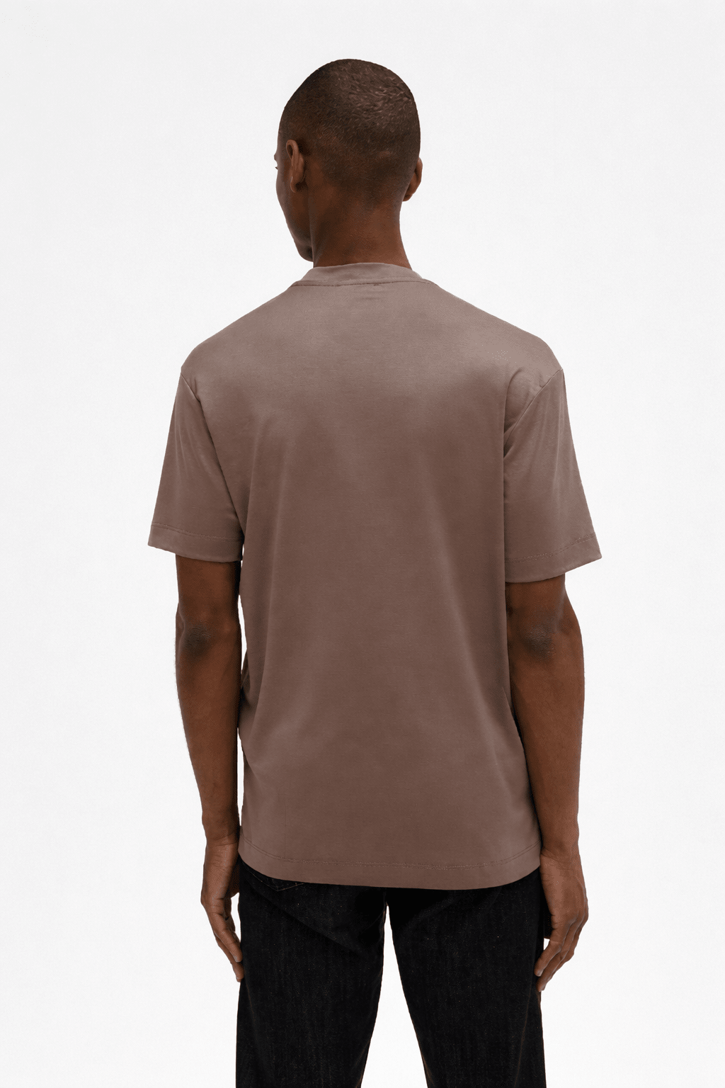 Interlock Supima T-Shirt Lead Grey - Hombre Amsterdam
