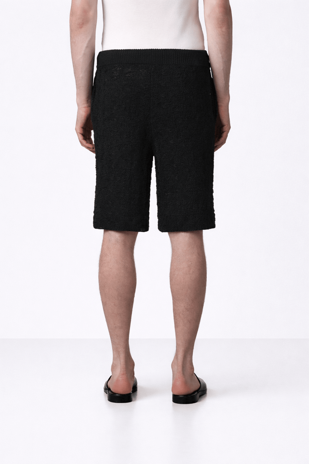 Jacquard Bermuda Shorts Black - Hombre Amsterdam