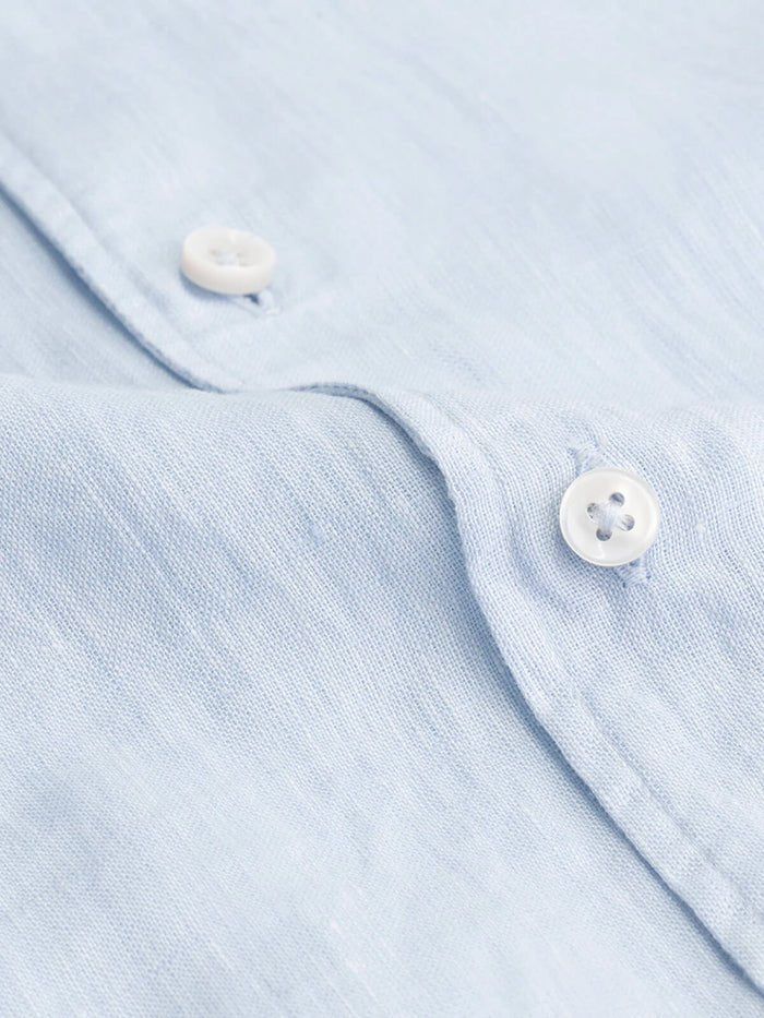 Light Blue Linen Shirt - Hombre Amsterdam