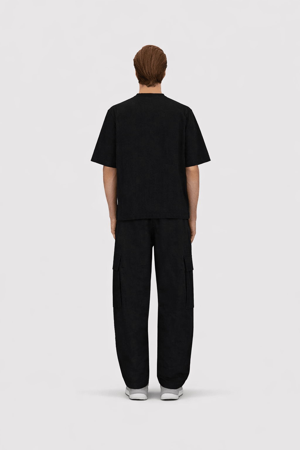 Light Mercerised T-Shirt Black - Hombre Amsterdam