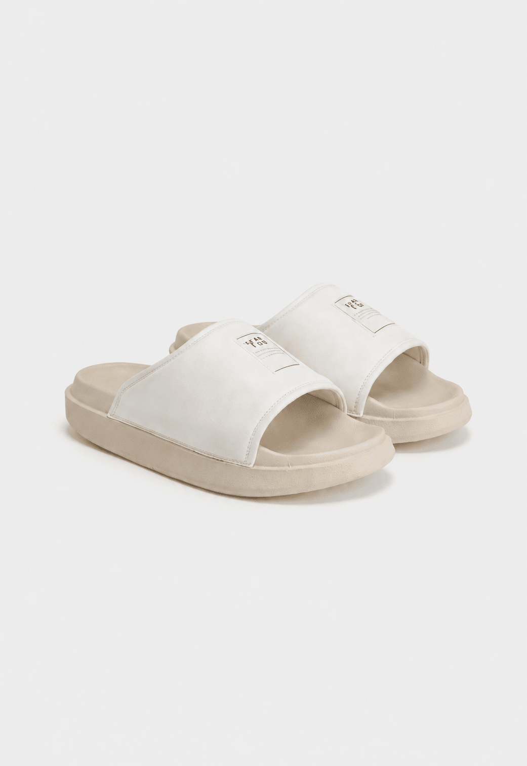 Lightweight Slippers Off White - Hombre Amsterdam