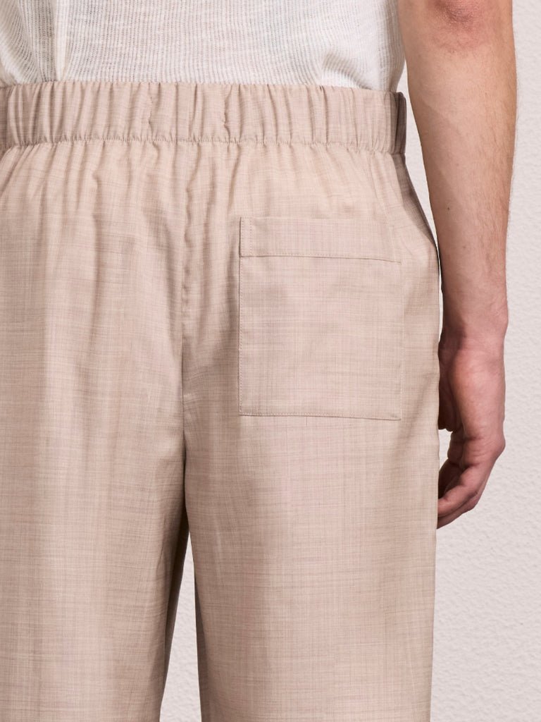 Luan Tropical Wool Trousers Sand - Hombre Amsterdam