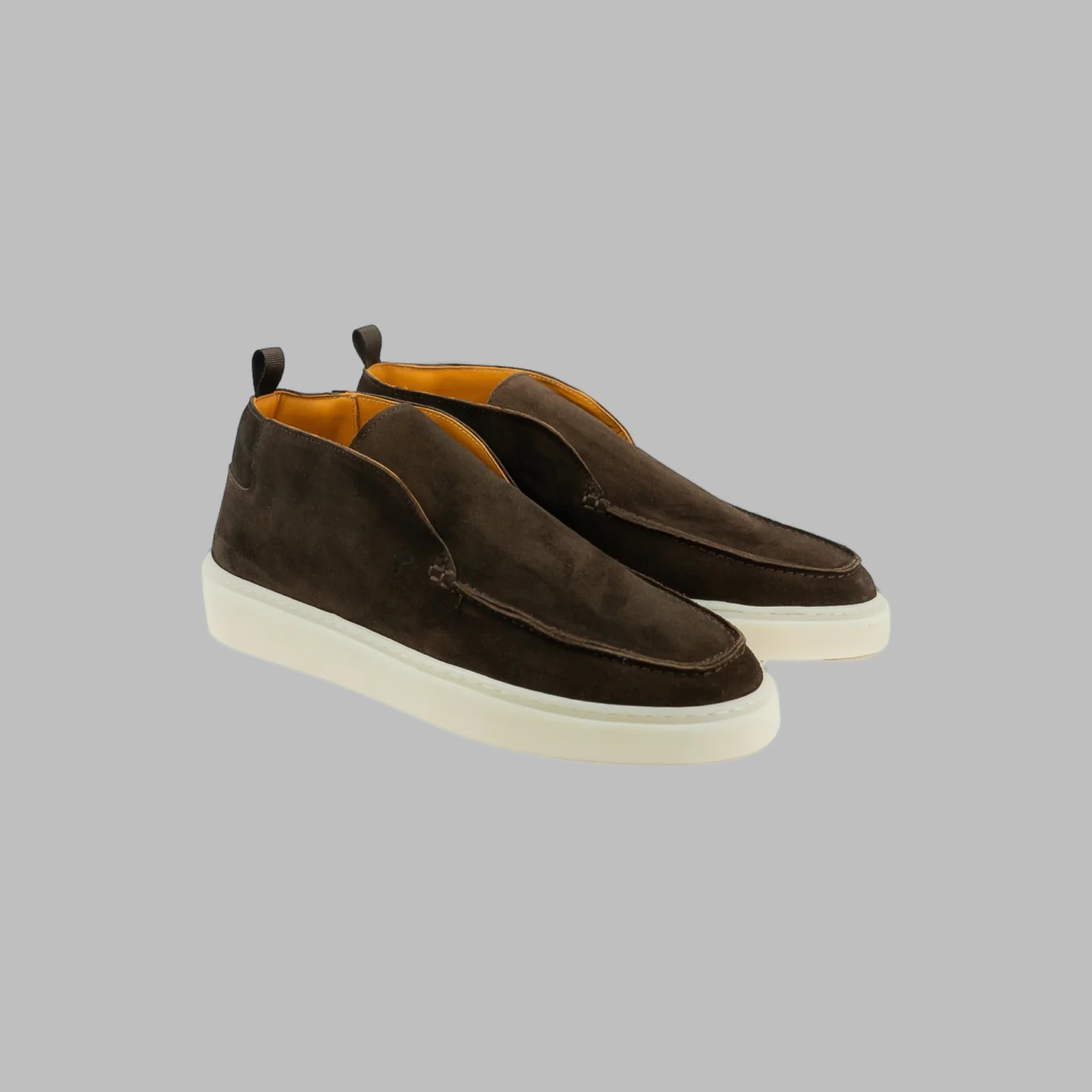 POSA HIGH SUEDE LOAFER DARK BROWN - Hombre Amsterdam