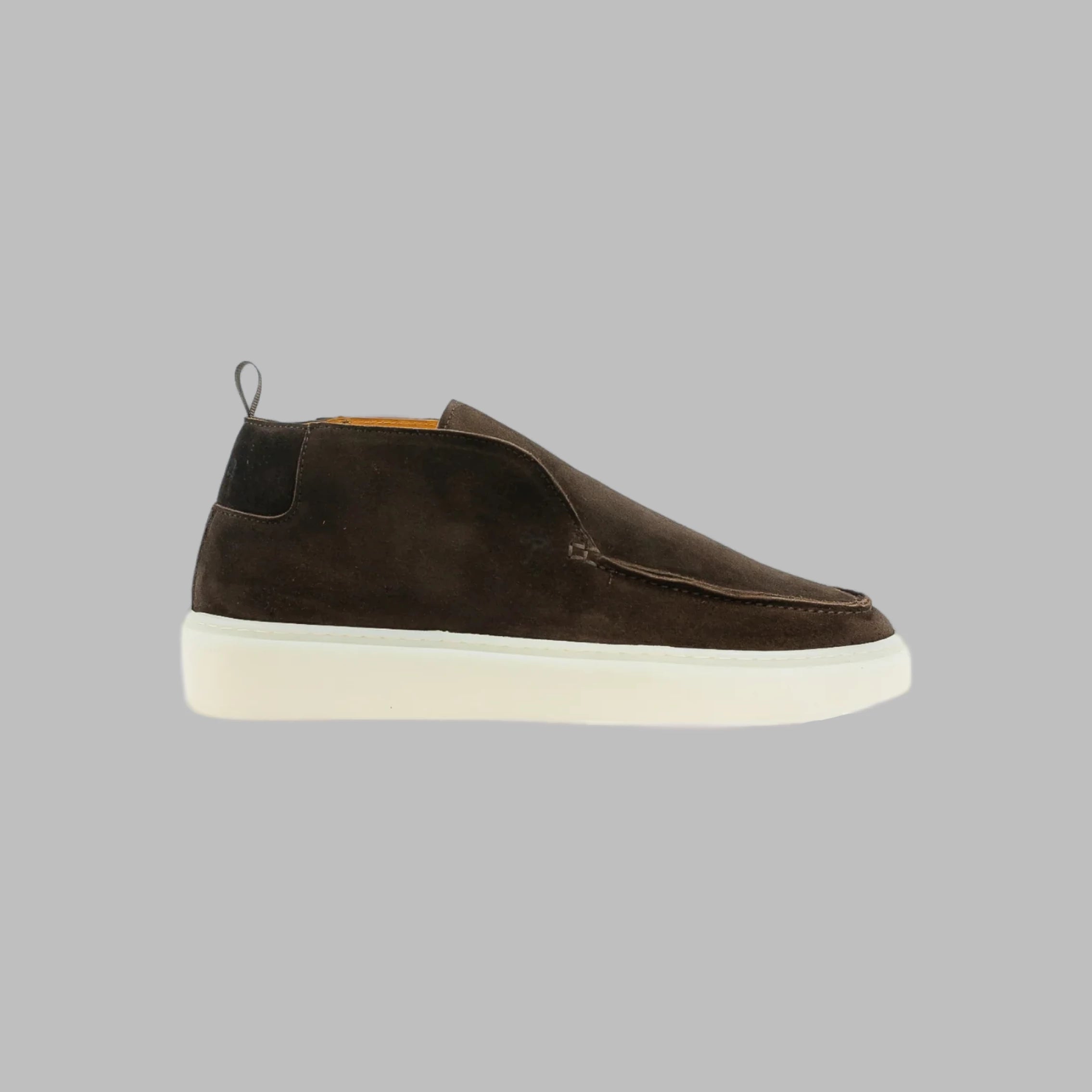 POSA HIGH SUEDE LOAFER DARK BROWN - Hombre Amsterdam