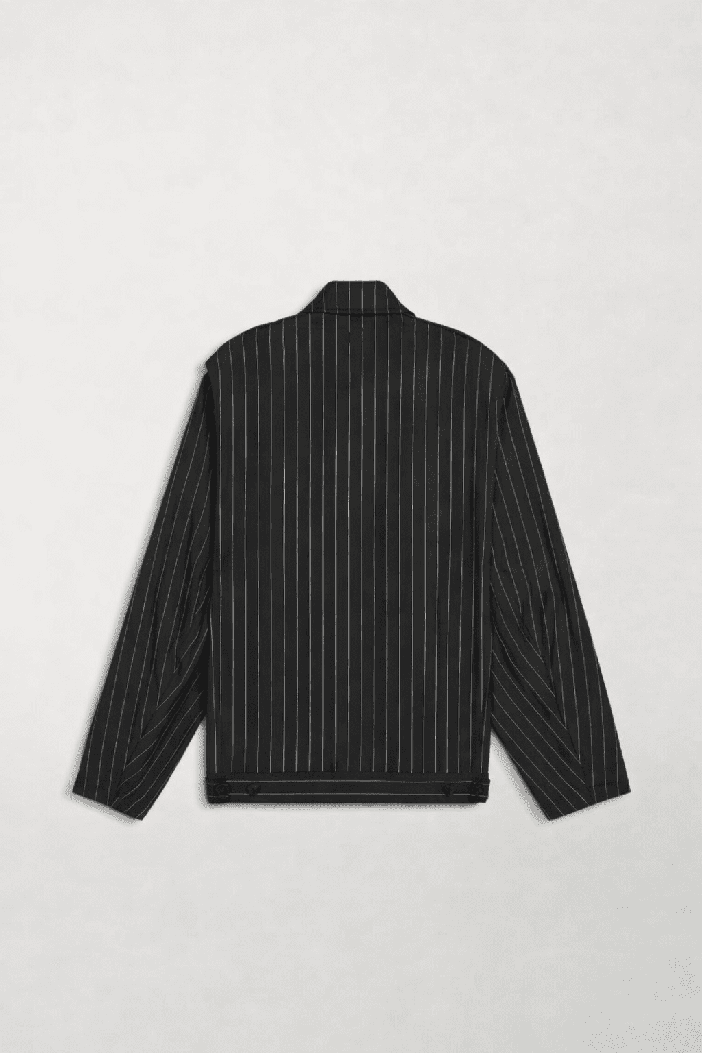 Refined Wool Ut Blouson Black Chalk Pearl - Hombre Amsterdam