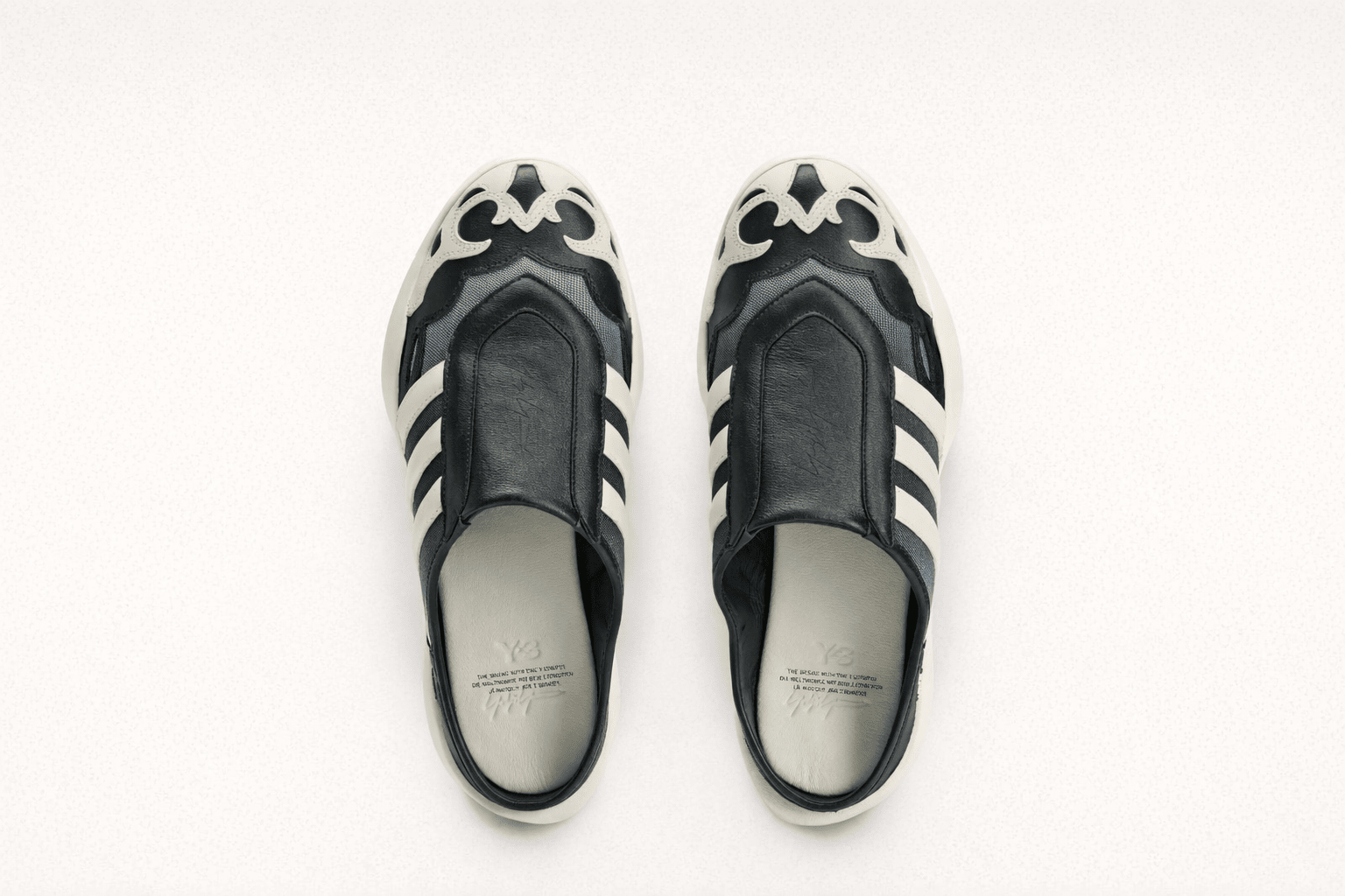 Regu Mule Black White - Hombre Amsterdam