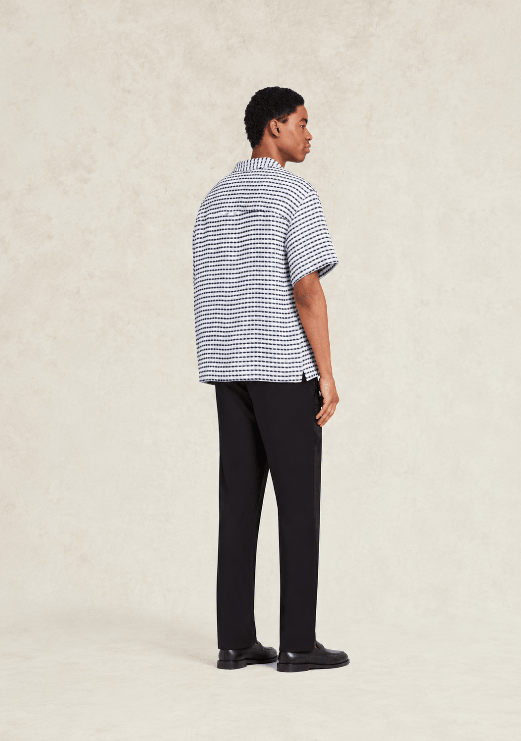 Riita Textured Linen Shirt - Hombre Amsterdam
