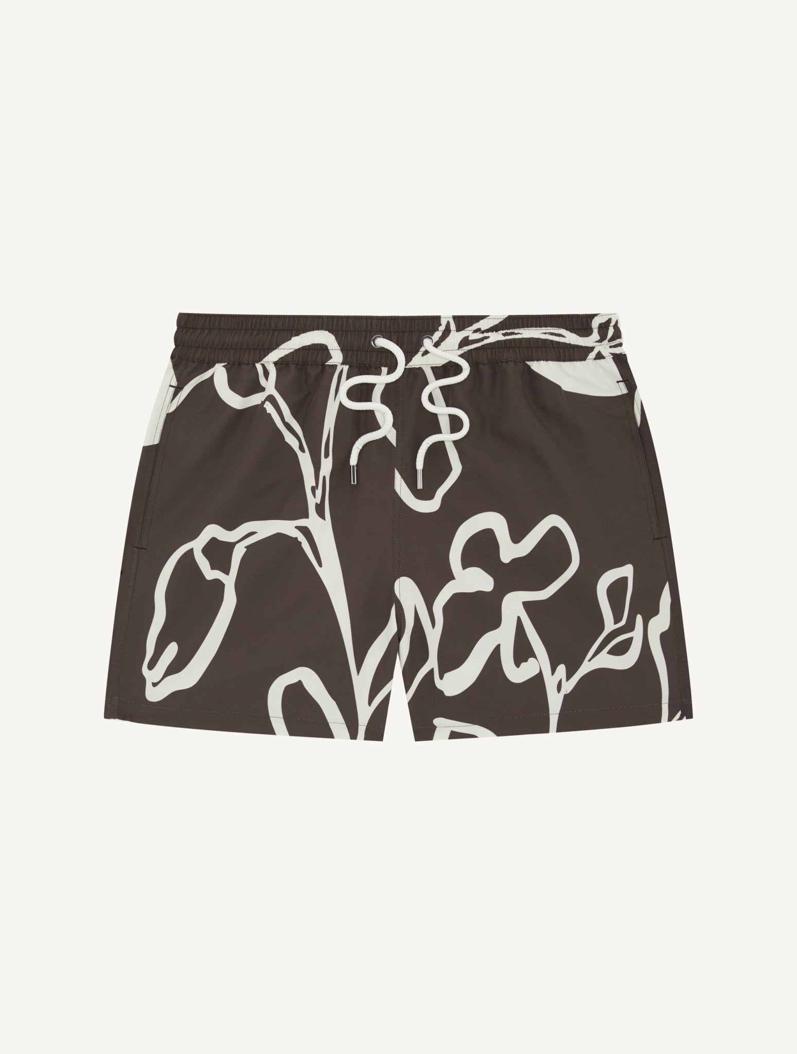 Rio Sport Flor Swimshorts Cacao - Hombre Amsterdam