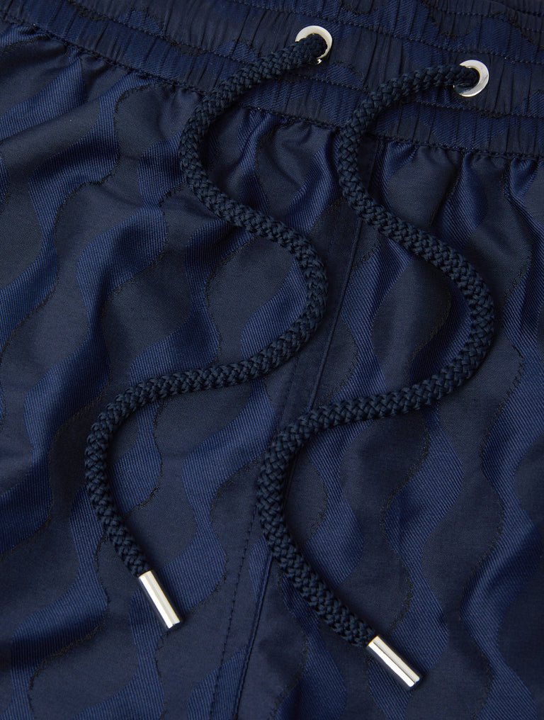 Rio Swim Shorts Listra Jacquard Navy - Hombre Amsterdam
