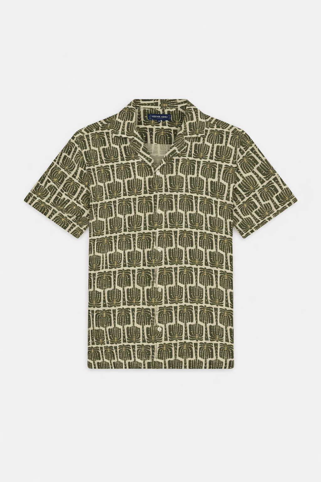 Roberto Linen Shirt Dark Olive - Hombre Amsterdam
