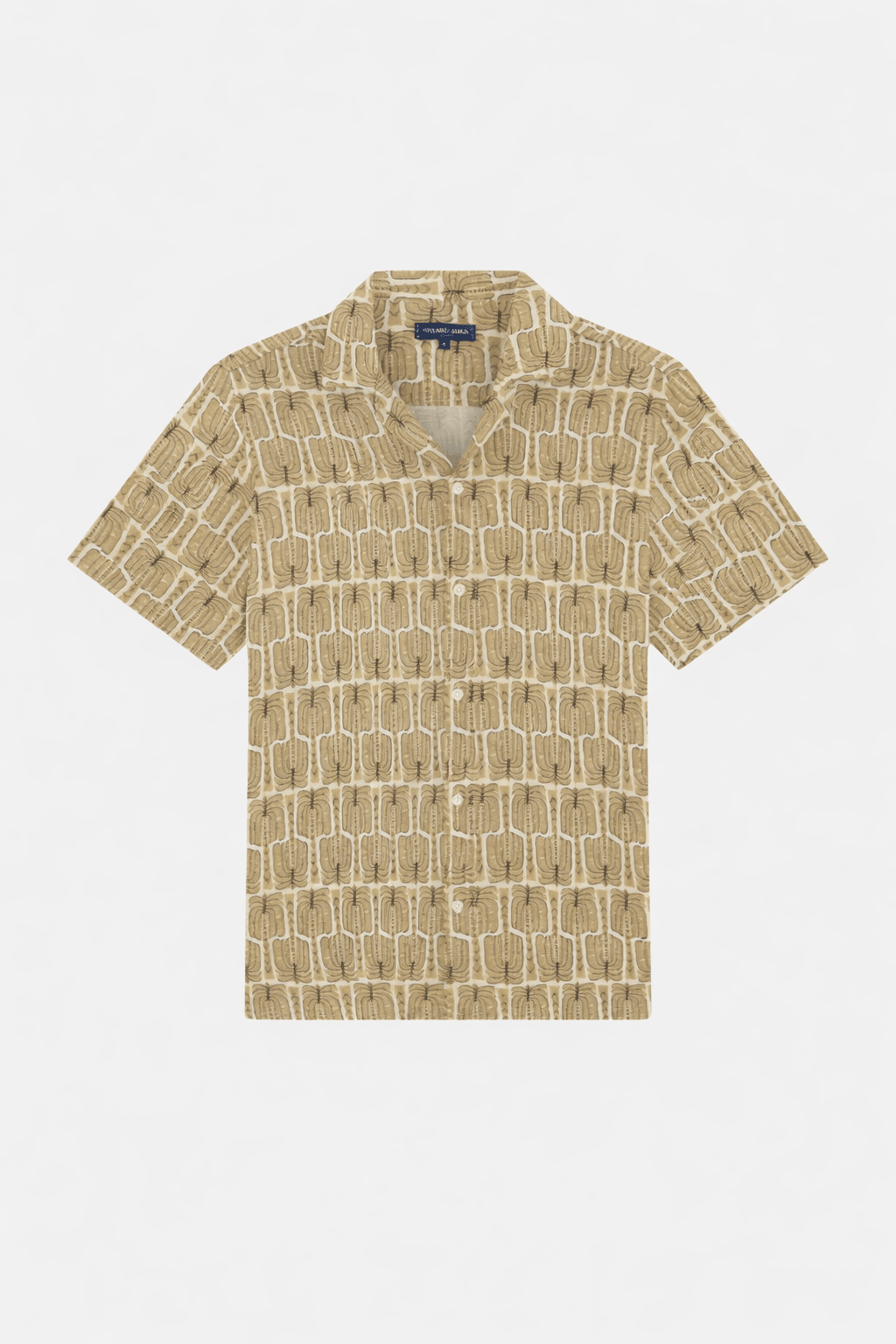 Roberto Linen Shirt Dried Moss - Hombre Amsterdam