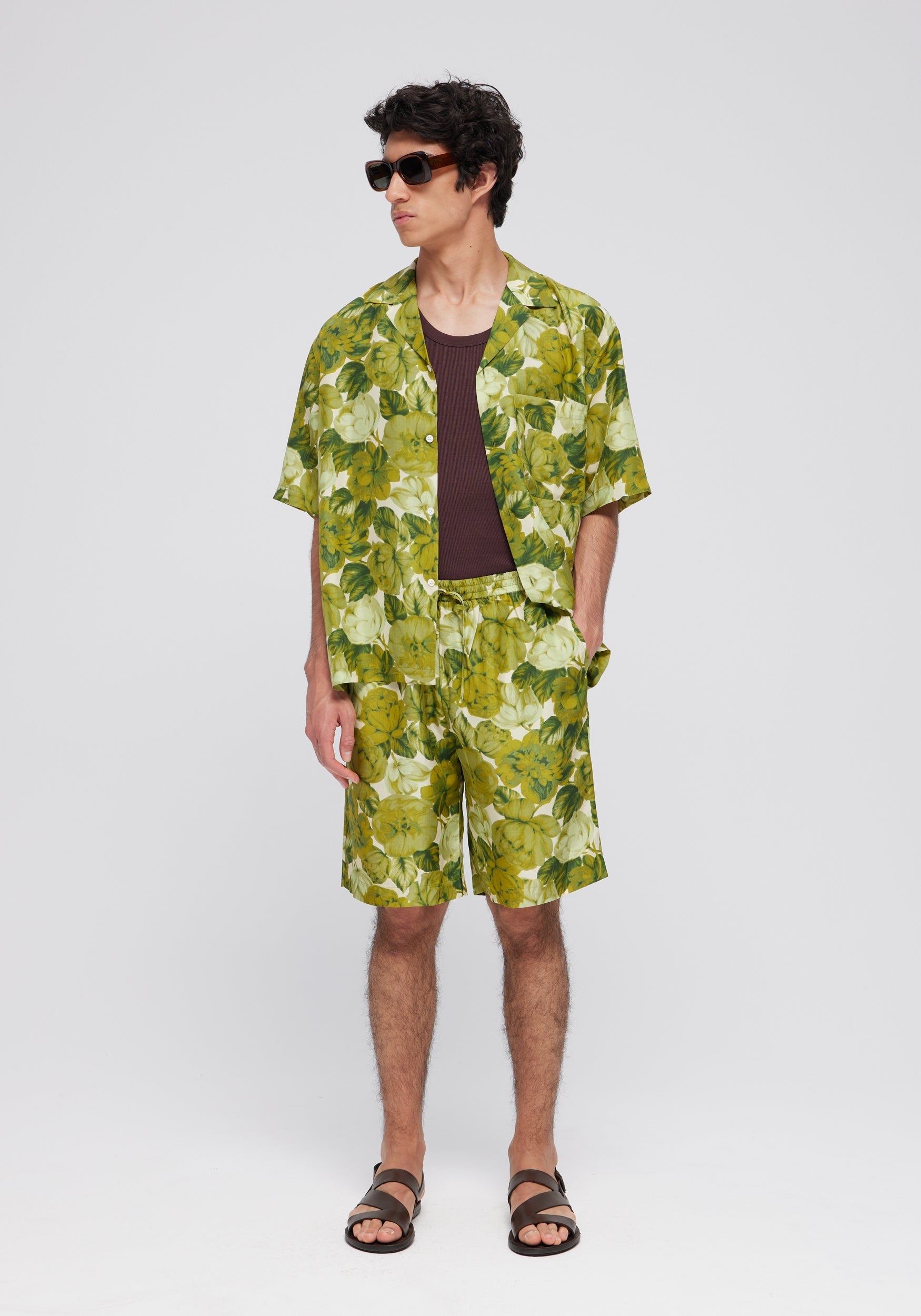 RÓHE FLORAL SILK SHORT - Hombre Amsterdam