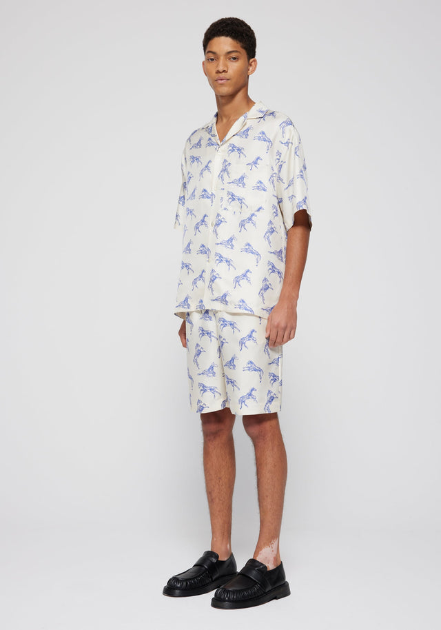 RÓHE SILK HORSE PRINT SHORT - Hombre Amsterdam