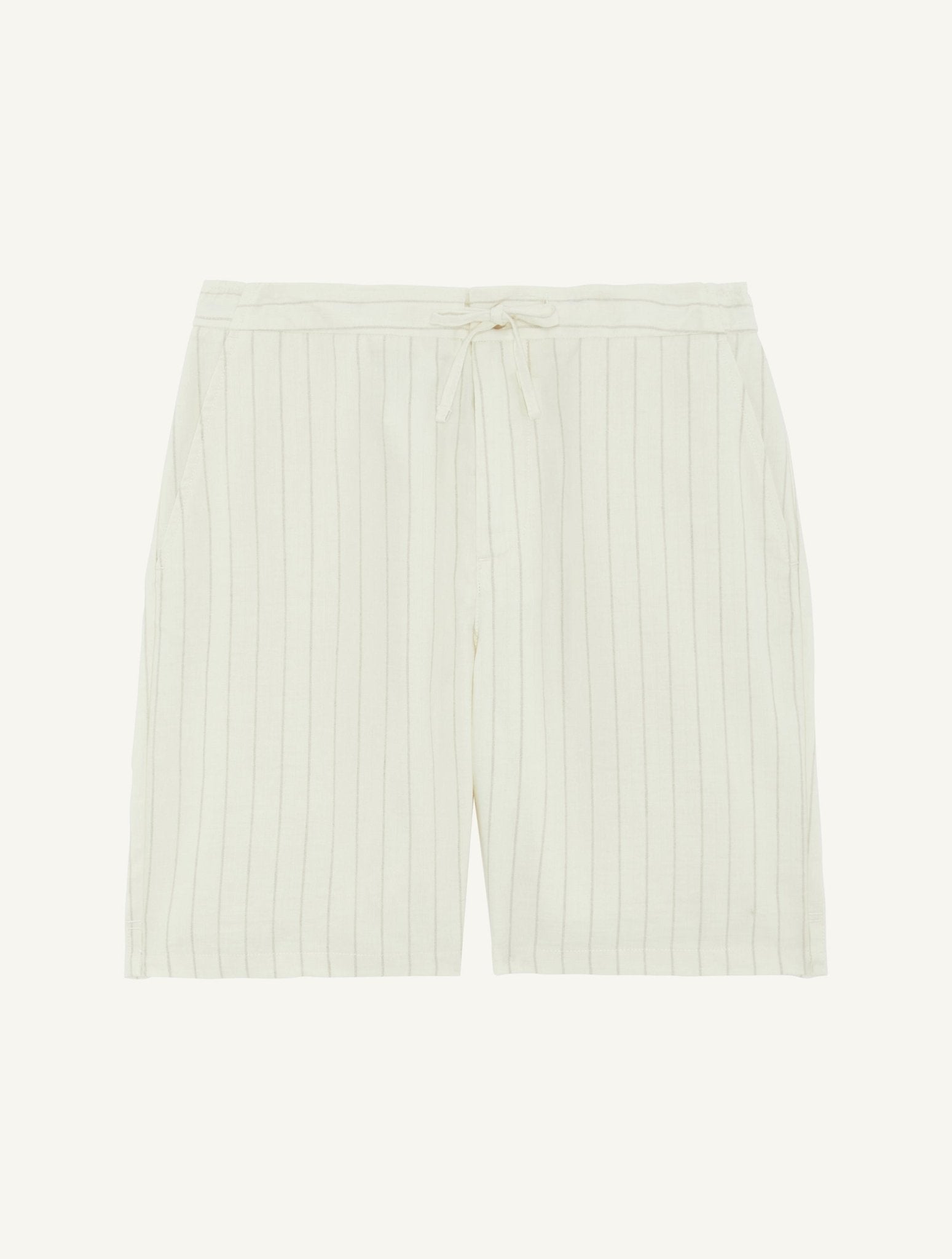 Sergio Linen Cotton Pinstripe Shorts - Hombre Amsterdam