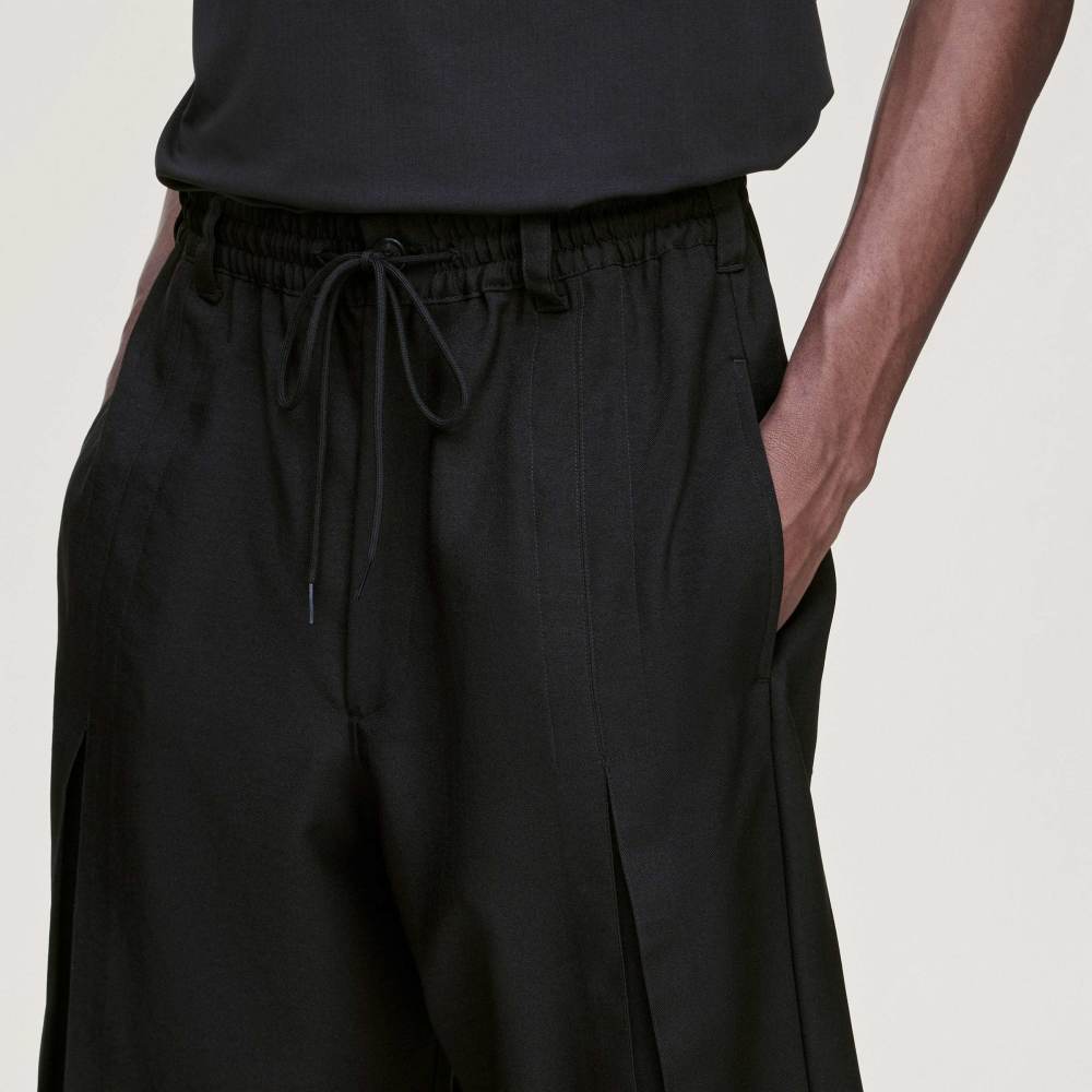 Sport Uniform Pleated Short Black - Hombre Amsterdam