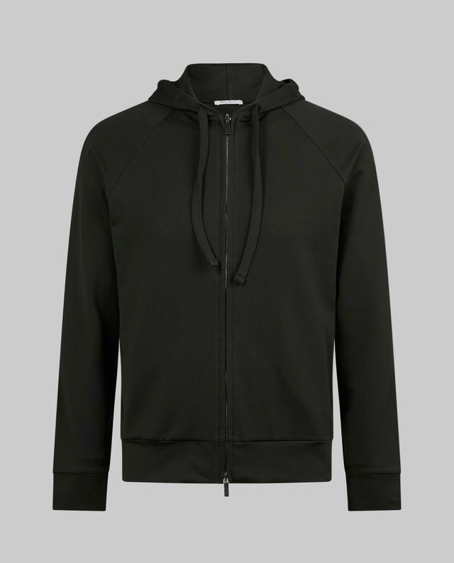 STEFAN BRANDT ZIP HOODIE BLACK - Hombre Amsterdam