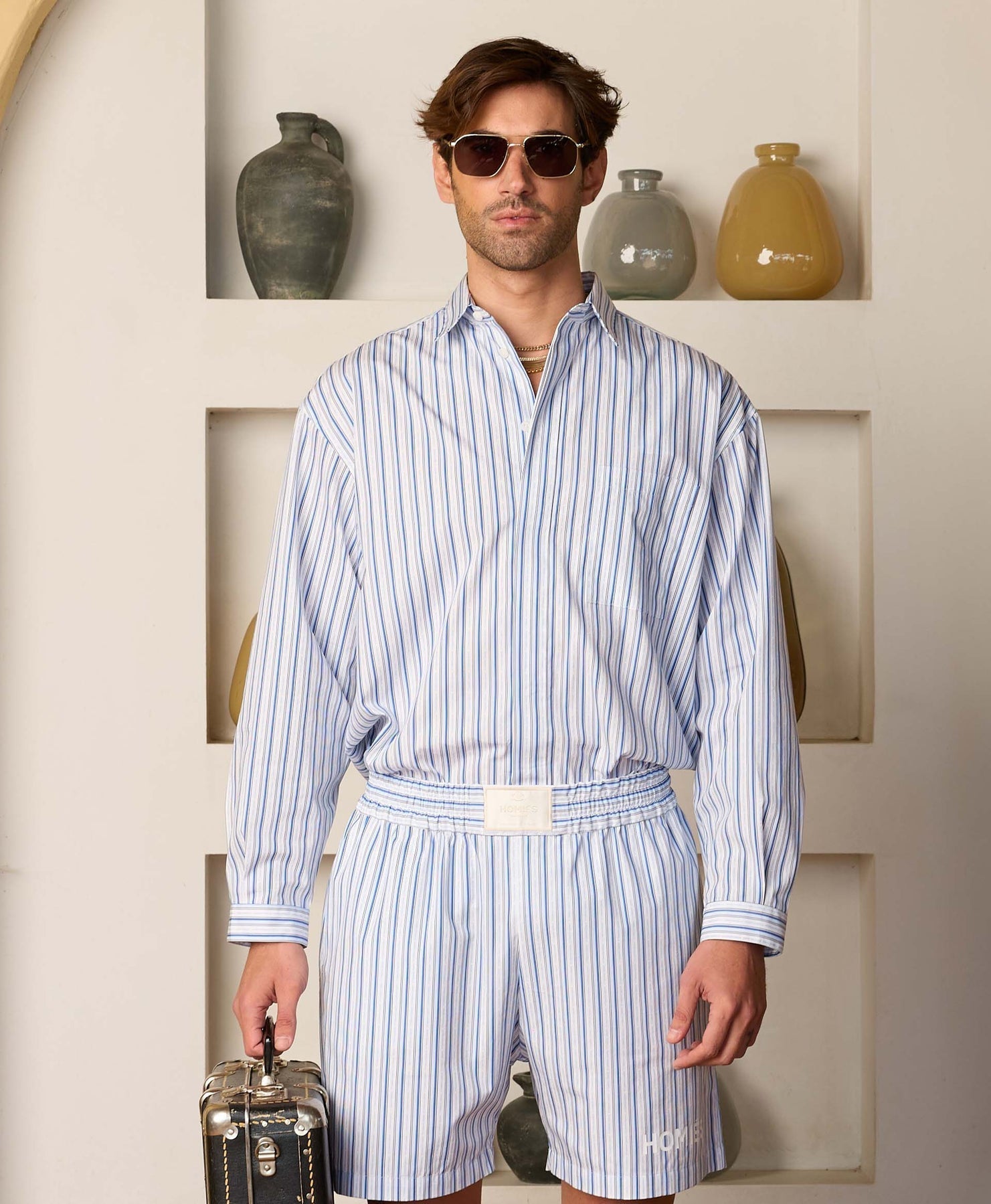 Stripes Shirt Blue - Hombre Amsterdam